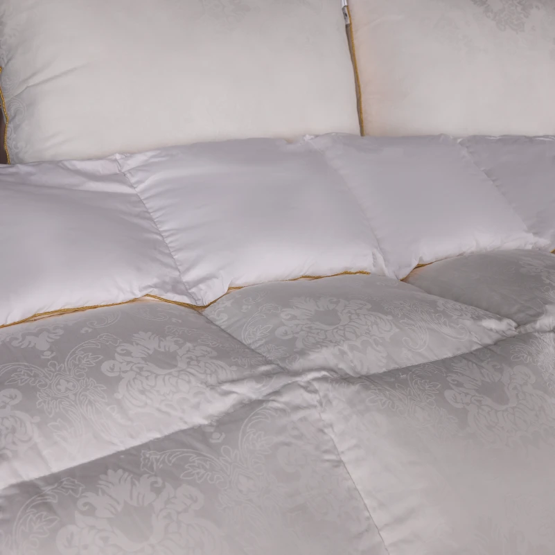 Ковдра пухова 90% білий пух Standart / 10% перо №1505 Ferrero Vanilla - 8