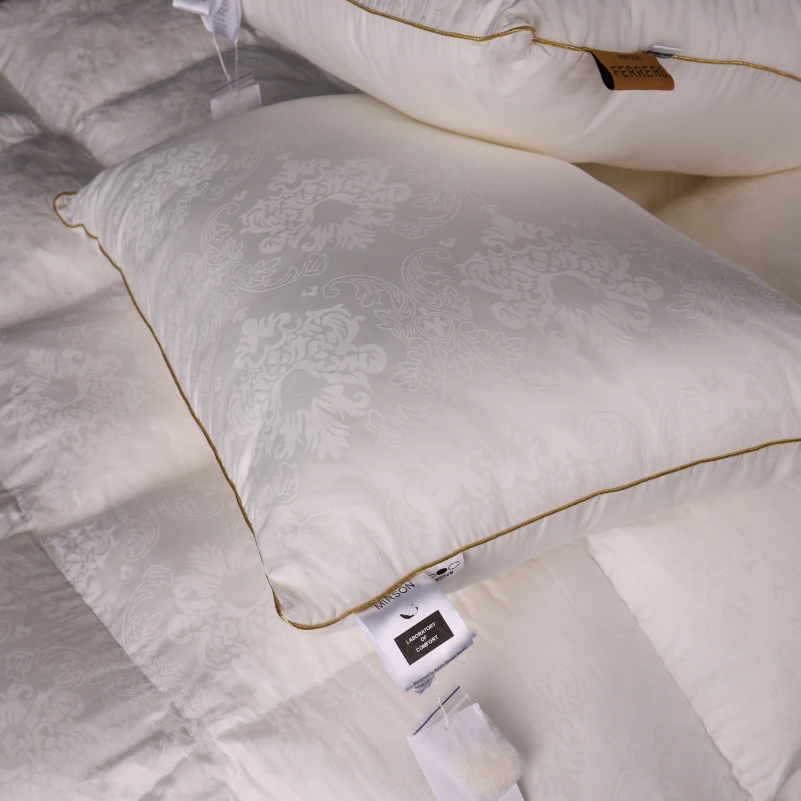 Ковдра пухова 90% білий пух Standart / 10% перо №1505 Ferrero Vanilla - 10