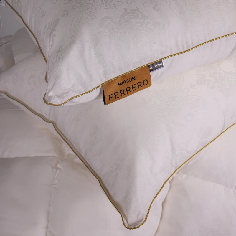 Ковдра пухова 90% білий пух Standart / 10% перо №1505 Ferrero Vanilla - 11