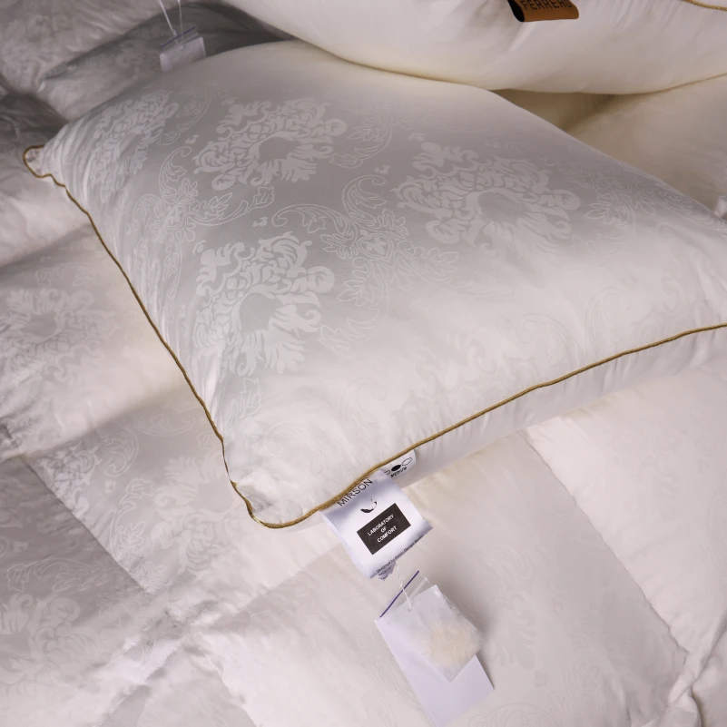 Ковдра пухова 90% білий пух Standart / 10% перо №1505 Ferrero Vanilla - 12