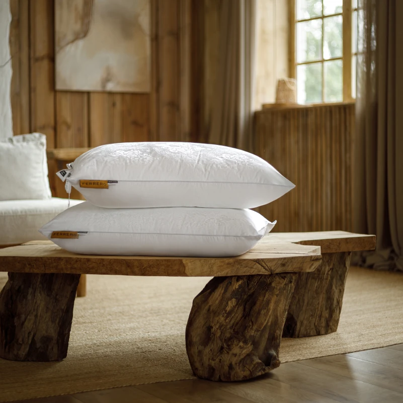 Подушка пуховая 100% пух Premium class №15-02 Ferrero White - 8