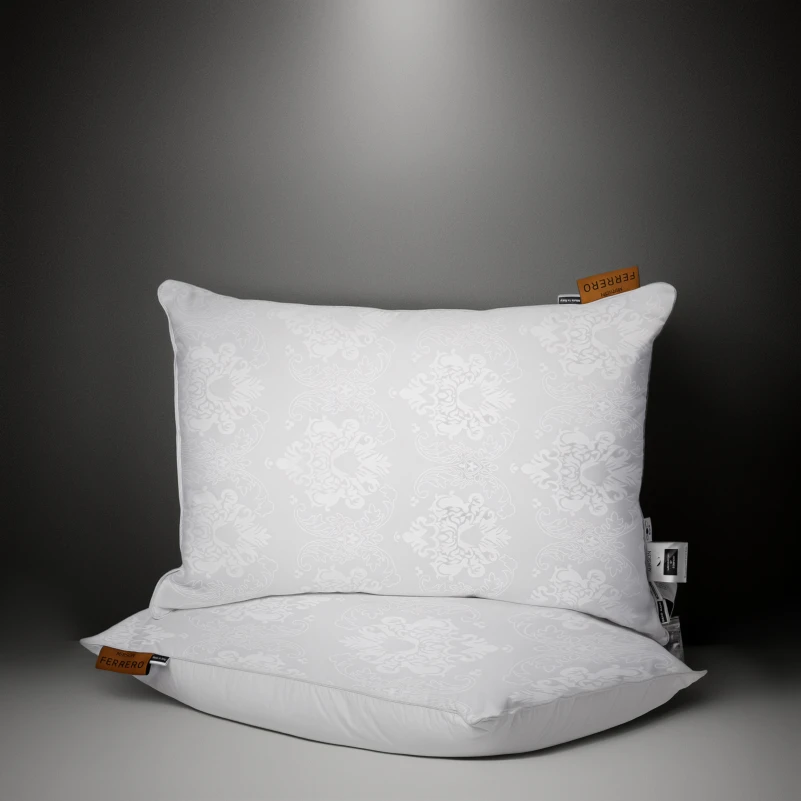 Подушка пуховая 100% пух Premium class №15-02 Ferrero White - 9