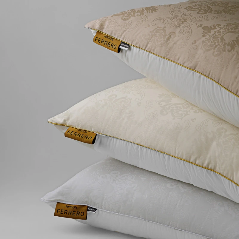 Подушка пуховая 90% белый пух Standart / 10% перо №15-05 Ferrero Vanilla  - 10