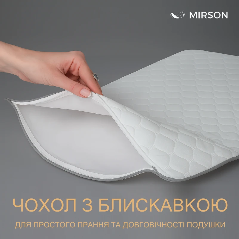 З'ємний чохол на подушку №063 "Royal Light" 100% бавовна - 2