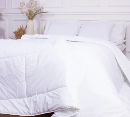 Ковдра бавовняна літо №2789 White (біла) - бязь 100% бавовна