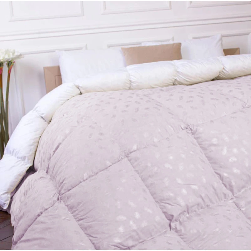 Ковдра пухова 70% ПУХПЕРО/30% BioПУХ №1850 "Bio-Pink" 70% - зима