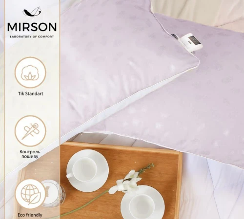 Ковдра пухова 90% ПУХПЕРО/10% BioПУХ №1847 "Bio-Pink" 90% - зима - 2