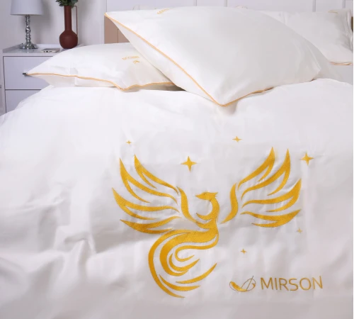 Комплект постельного белья 0001 Moko White Fire Bird - 2