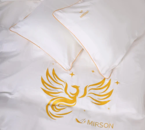 Комплект постельного белья 0001 Moko White Fire Bird