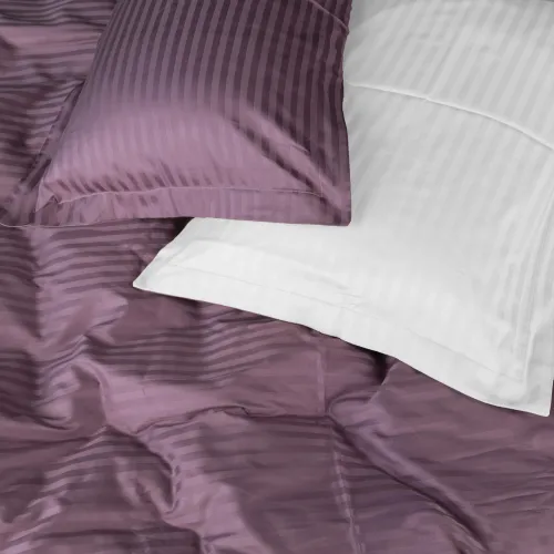 Комплект постельного белья Satin Stripe 30-0008 + 30-0001 Bethseda - 4