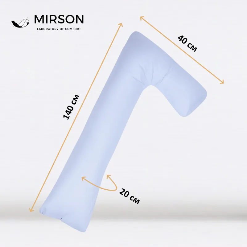 Подушка для беременных и отдыха Г-образная №8417 12-4608 Lucretia EcoSilk Ranforce Elite - 2