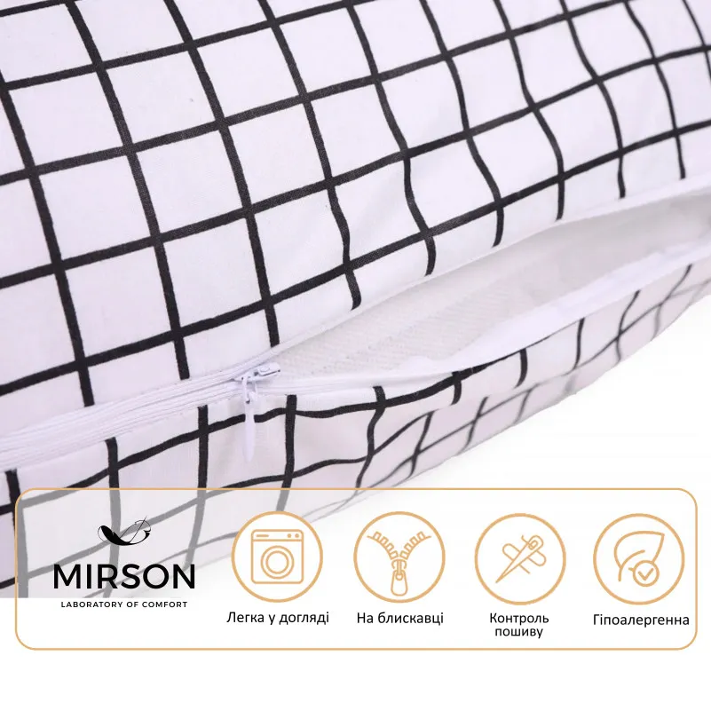 Подушка для беременных и отдыха Г-образная №5008 Color Line 17-4813 Martinhi EcoSilk бязь - 3