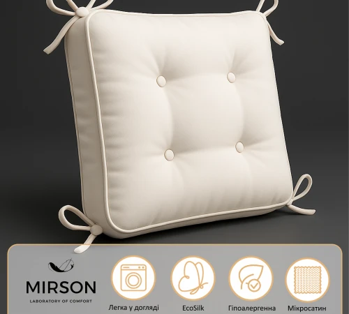 Подушка для стула Мікросатин Eco Line - 2