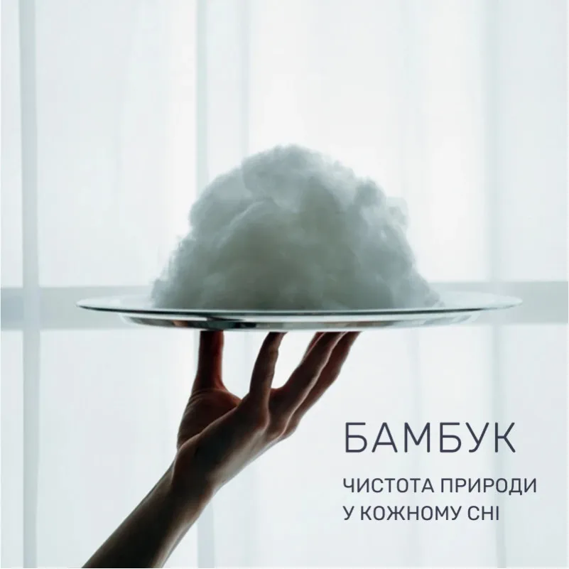 Подушка-валик №8349 Naturale Line 16-5703 Light Gray BamBoo - 4