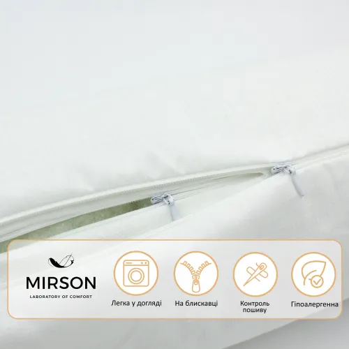 Подушка-валик №8500 Naturale Line 11-2107 White 50% Memory - 3
