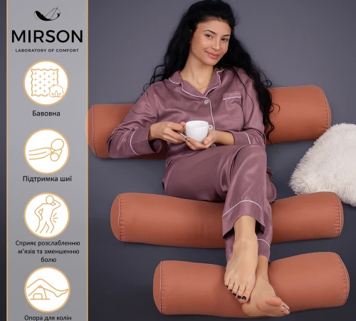 Подушка-валик №8110 Naturale Line 15-1511 Federica EcoSilk - 2