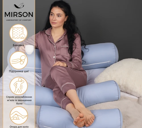 Подушка-валик №8112 Naturale Line 12-4608 Lucretia EcoSilk - 2