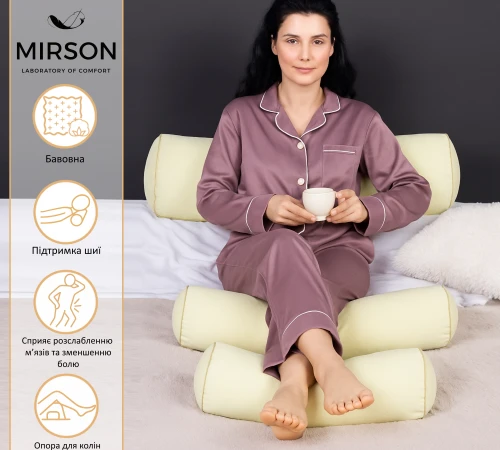 Подушка-валик №8115 Naturale Line 12-0525 Tiziana EcoSilk - 2