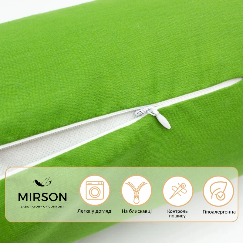 Подушка-валик №8121 Naturale Line 18-0130 Carolina EcoSilk - 2