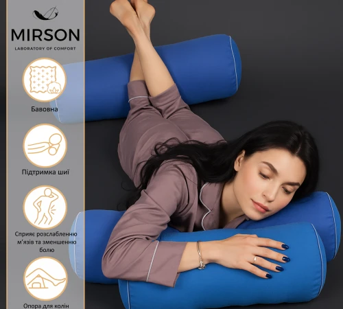 Подушка-валик №8122 Naturale Line 19-4150 Ofelia EcoSilk - 2