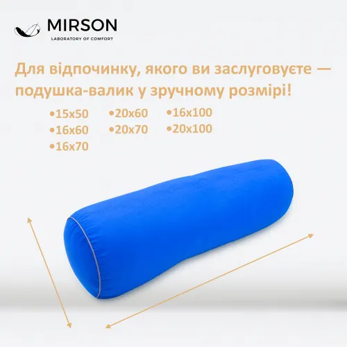 Подушка-валик №8517 Naturale Line 19-4150 Ofelia 50% Memory - 4