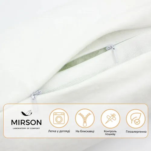 Подушка-валик №8391 Velvet Line 28-0001 White BamBoo - 3