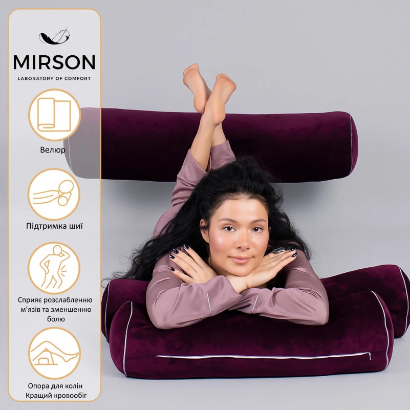 Подушка-валик №8127 Velvet Line 28-0002 Excalibur EcoSilk - 1