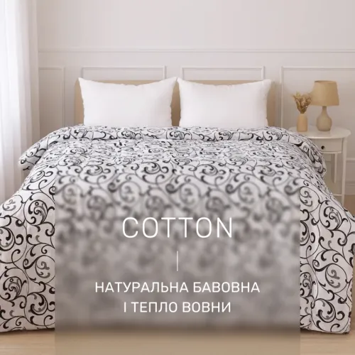 Ковдра вовняна №018 шерсть котон - 2