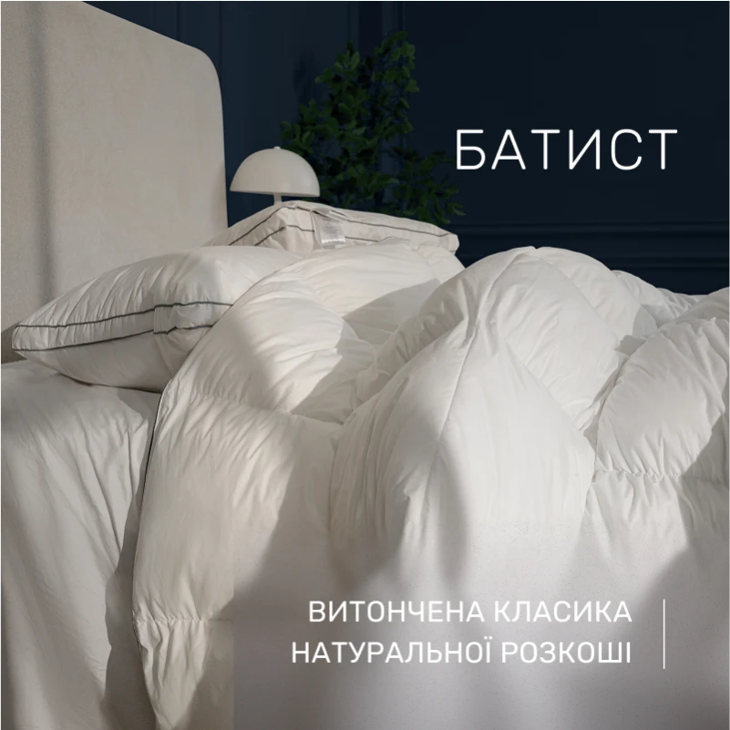 Одеяло хлопковое Luxury Exclusive №1443 хлопок мако-батист (зимнее) - 3