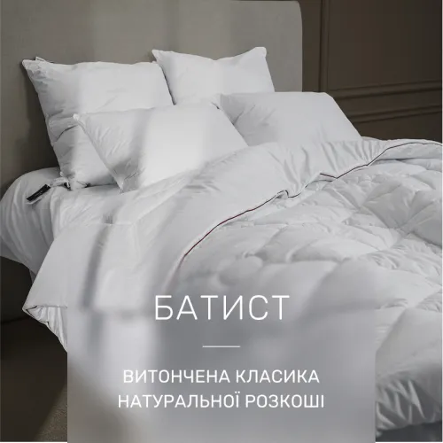 Ковдра антиалергенна DeLuxe Hand Made №1311 EcoSilk батист - 3