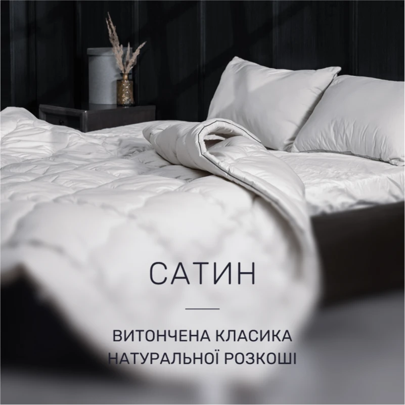 Ковдра антиалергенна Silver Cloud №1007 Tencel сатин (зимова) - 3