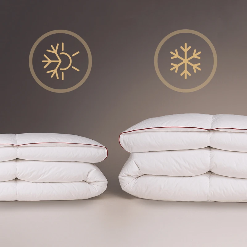 Одеяло пуховое кассетное DeLuxе №030 100% пух Deluxe class батист (зима) - 4