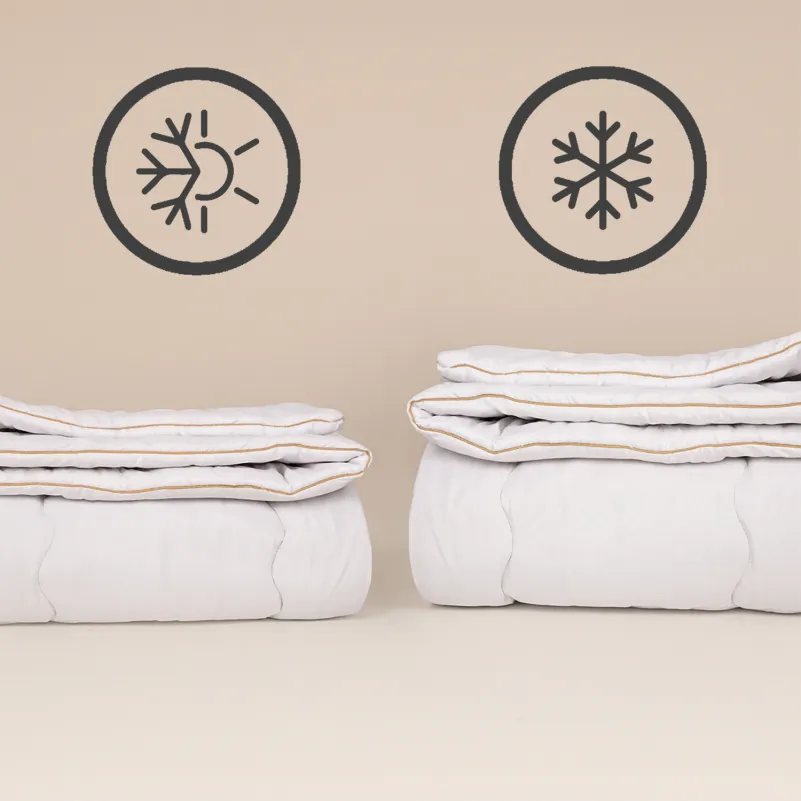 Одеяло шерстяное Hand Made Gold Silk №169 шерсть микросатин (зимнее) - 3