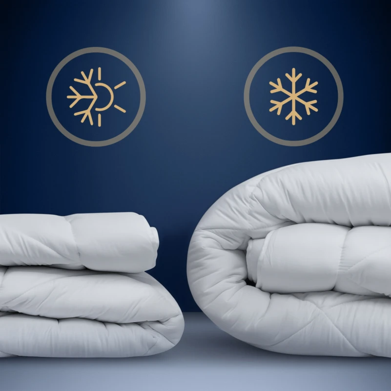 Одеяло хлопковое Eco Light White №1654 хлопок микросатин (супер теплое) - 4