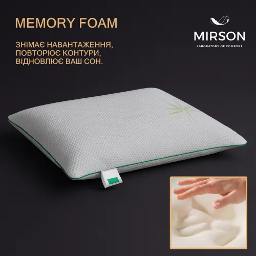 Подушка ортопедична №7036 Elite Green nature Dorotea MEN 59*43*12 см - 4