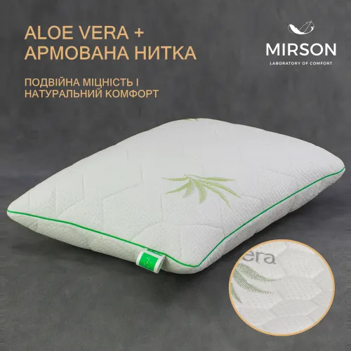 Подушка ортопедична №7037 Elite Green nature Alberto MEN 59*43*12 см - 3