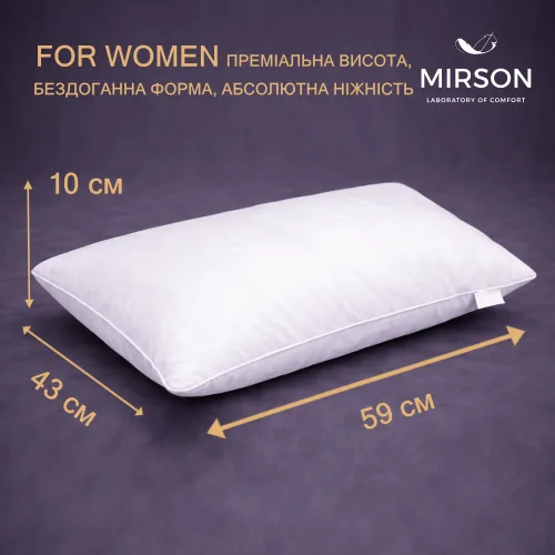 Подушка (стружка Memory) №4049 28-0001 White Velvet Women 59*43*10 см