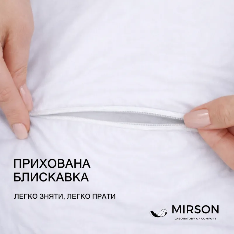 Подушка ортопедична (стружка Memory) №4049 28-0001 White Velvet Women 59*43*10 см - 3