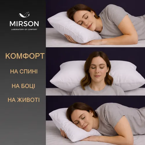 Подушка ортопедична (стружка Memory) №4049 28-0001 White Velvet Women 59*43*10 см - 5
