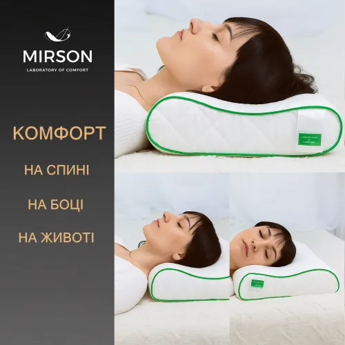 Подушка ортопедична №6019 Steep Line Aloe Vera 58*40*10,5 см - 5
