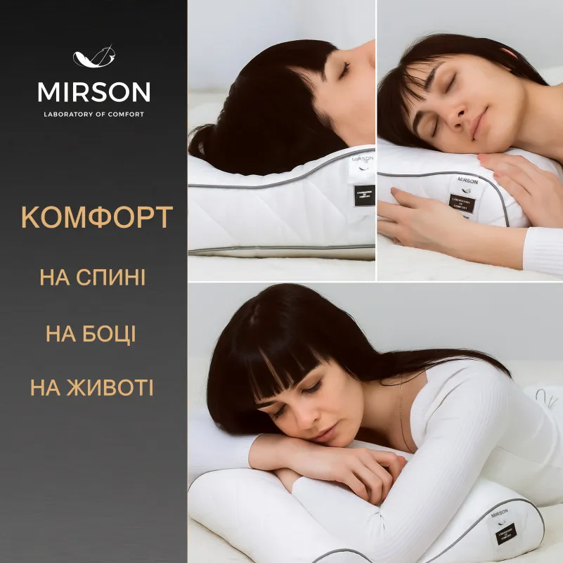 Подушка ортопедична №6020 Steep Line Silver 58*40*10,5 см - 4