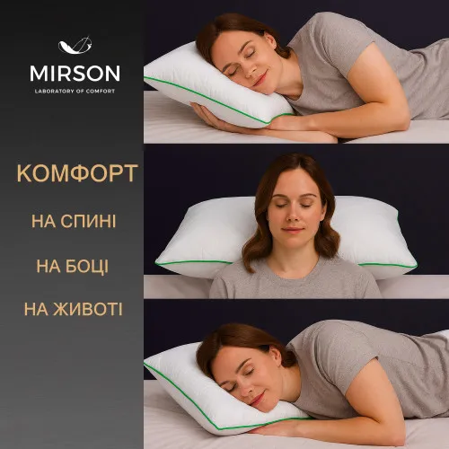 Подушка ортопедична №6082 Steep Line Aloe Vera WOMEN 59*43*10 см - 5