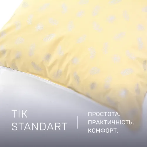 Подушка пухова KARMEN №1801 "Bio-Beige" 90% Bio пух тік - 3