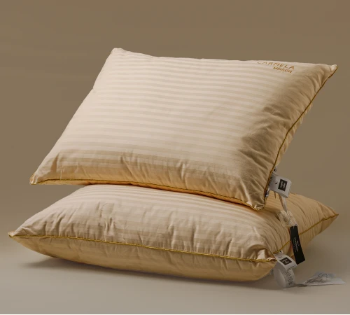 Подушка пуховая Extra Premium Carmela №104 90% серый пух Premium сатин