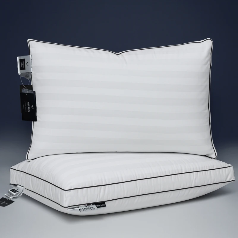 Подушка пухова Трикамерна 90% сірий пух Premium / 10% перо Royal №205 сатин (середня) - 8