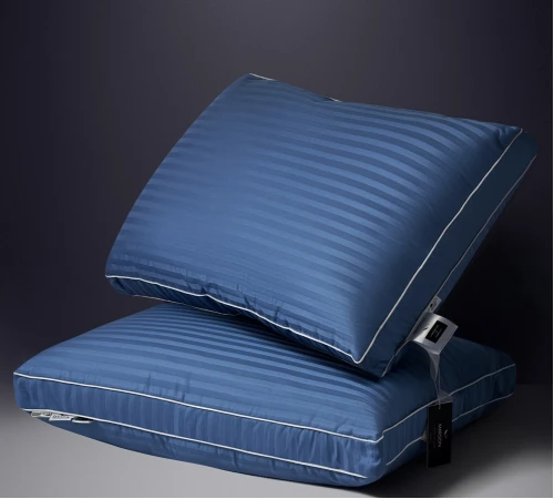 Подушка пуховая Трехкамерная Valentino №203 90% серый пух Premium / 10% перо сатин