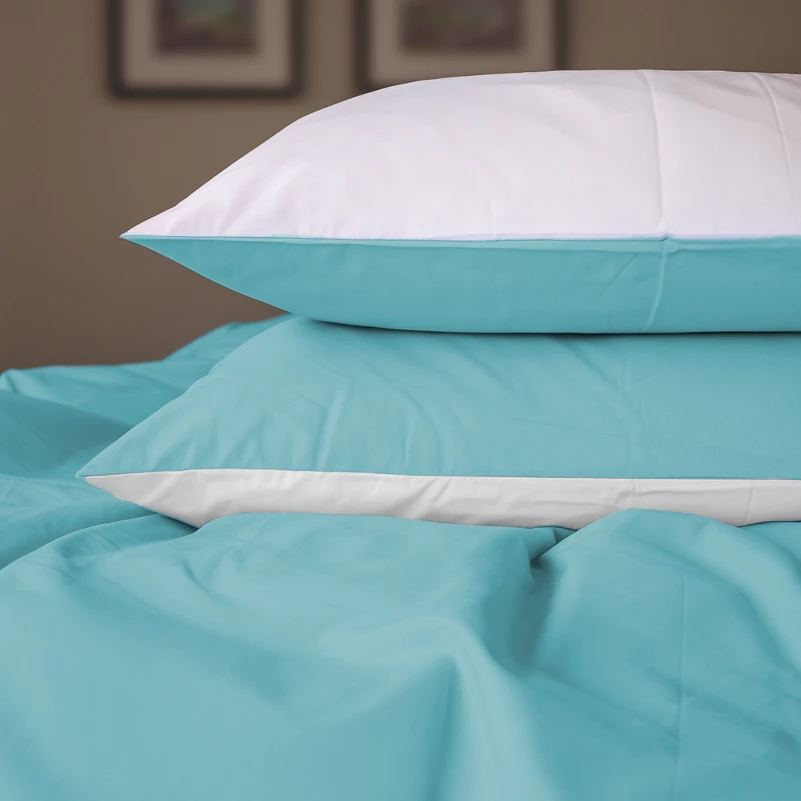 Підковдра Бязь White-mint (11-2107+11-2208) - 2