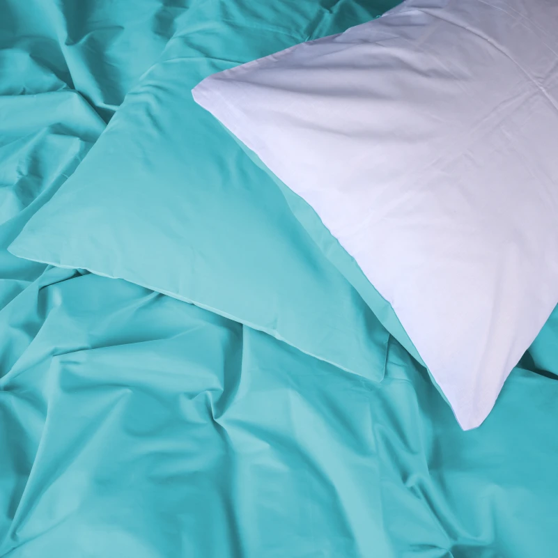 Підковдра Бязь White-mint (11-2107+11-2208)