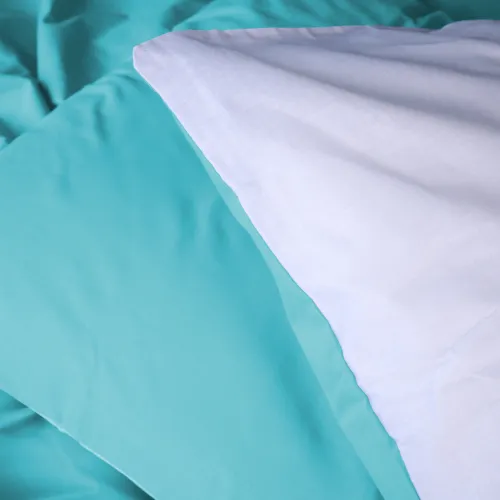 Наволочка Бязь White-mint (11-2107+11-2208) - 4