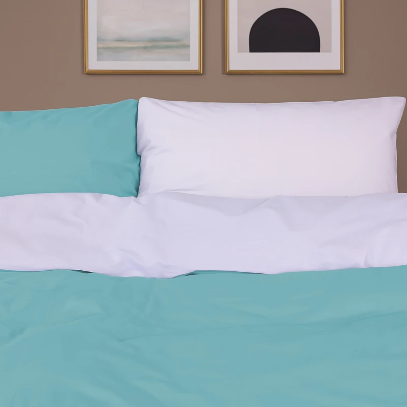 Підковдра Бязь White-mint (11-2107+11-2208) - 4